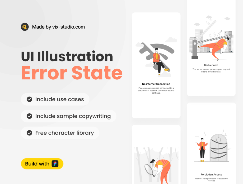 Error State UI Illustration