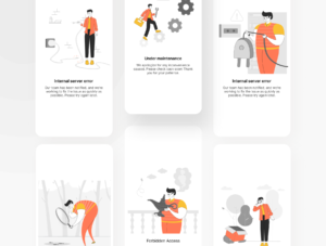 Error State UI Illustration