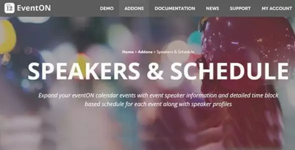 EventON Speakers Schedule Addon – WordPress Conference Agenda & Speaker Management Plugin