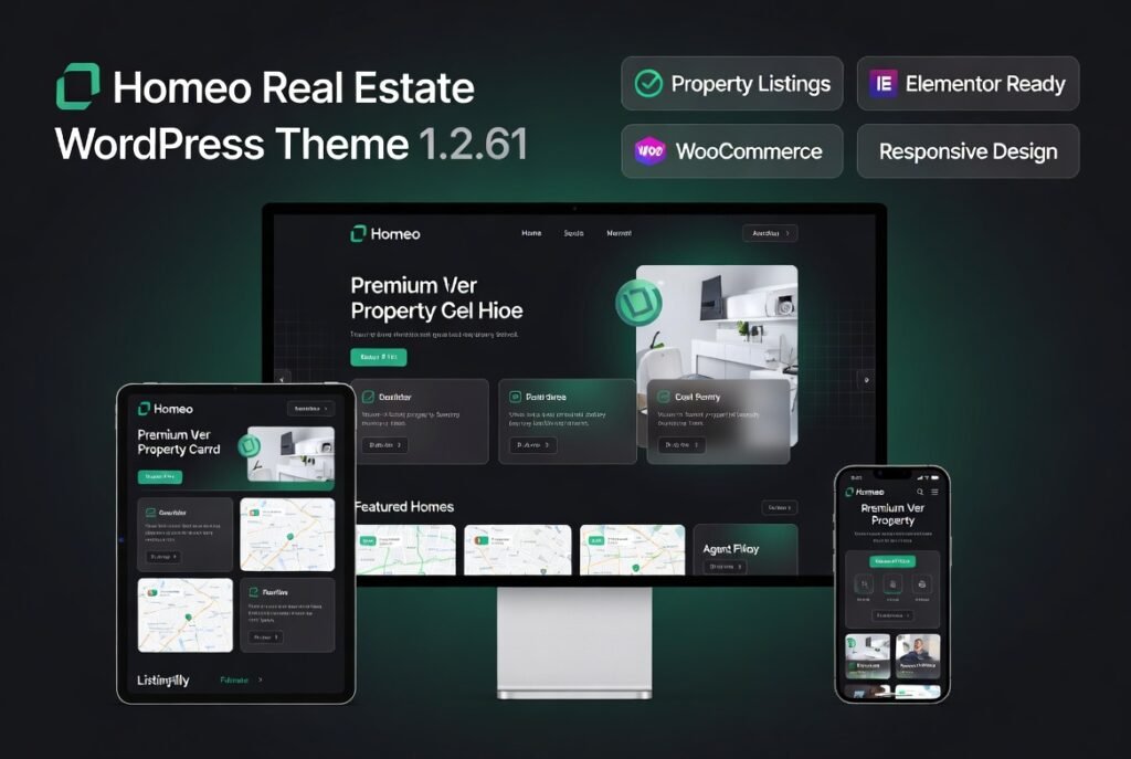 Homeo – Real Estate WordPress Theme 1.2.61