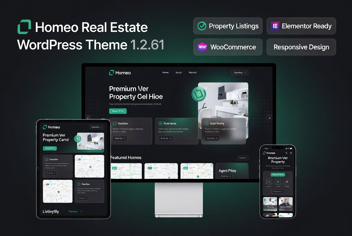 Homeo – Real Estate WordPress Theme 1.2.61