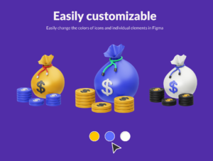 Finance 3D Icon Set