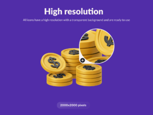 Finance 3D Icon Set
