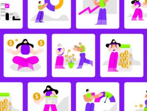 Financial Literacy Illustration Pack