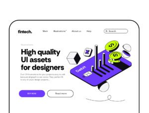 Fintech App Illustration Set
