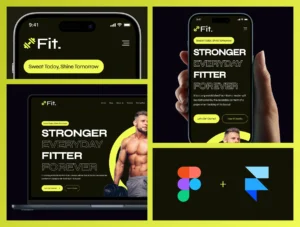 Fit - Fitness Workout Website Framer Template