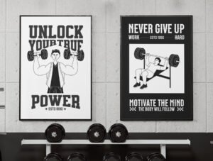 Fitness Illustrations Bundle