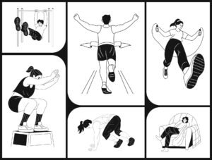 Fitness Illustrations Bundle