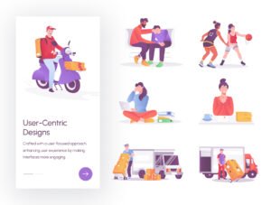Flat Versastyle Illustrations