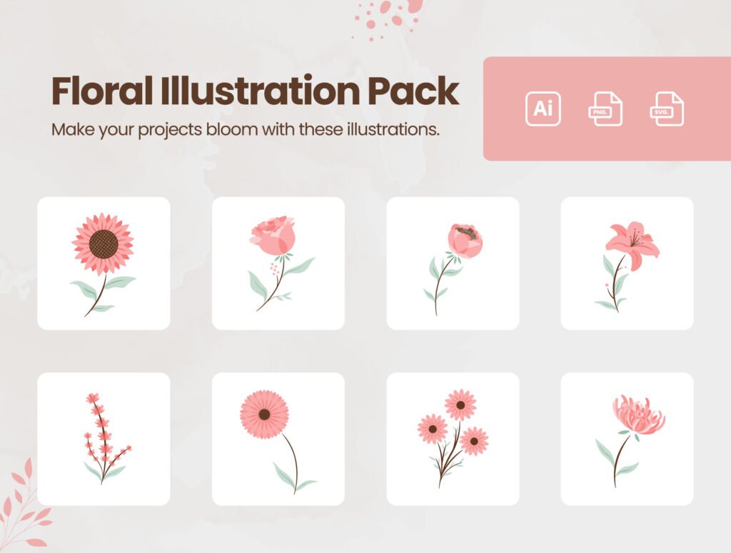 Floral Illustration Pack