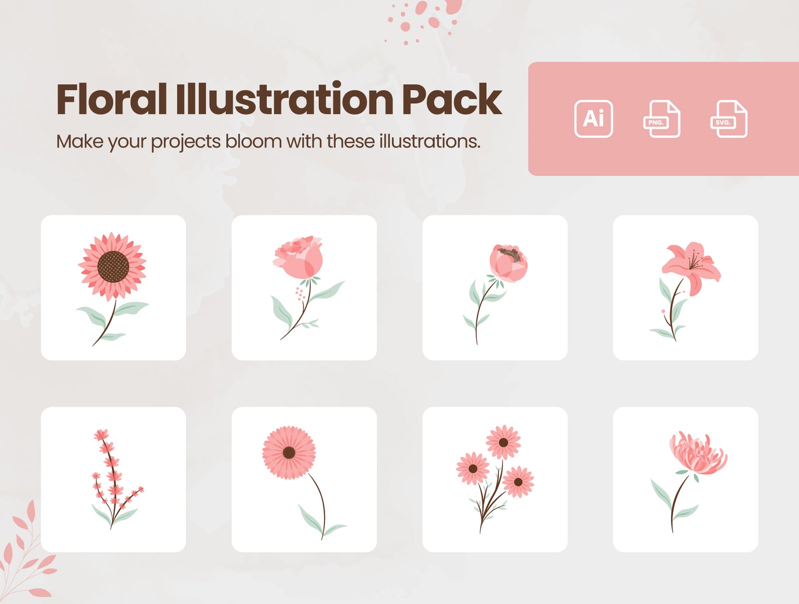 Floral Illustration Pack