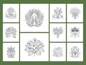Floral and Botanical Illustration Set
