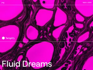 Fluid Dreams: Neon Edition | Texture Background Pack