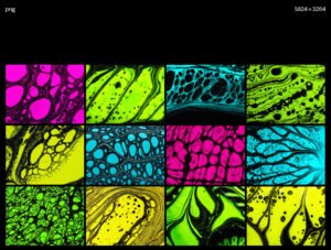 Fluid Dreams: Neon Edition | Texture Background Pack
