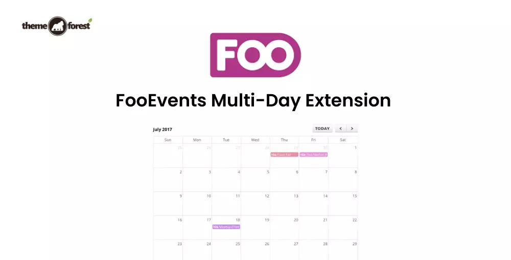 FooEvents Calendar Extension 2.0.1 – WooCommerce Event Calendar Plugin