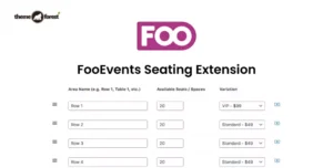 FooEvents Seating Extension 2.0.1 – WooCommerce Reserved Seating Plugin