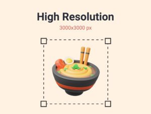 Food & Beverage 3D Icon Pack