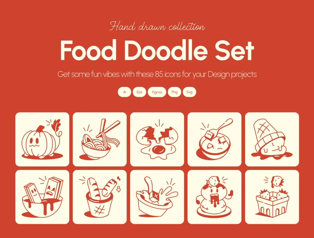 Food Doodles Icon