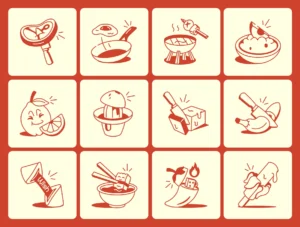 Food Doodles Icon