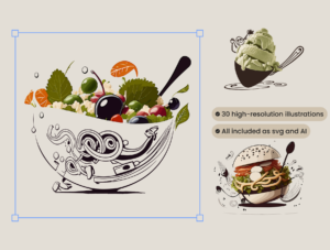 Foodle Illustrations