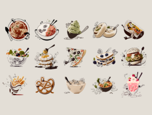 Foodle Illustrations
