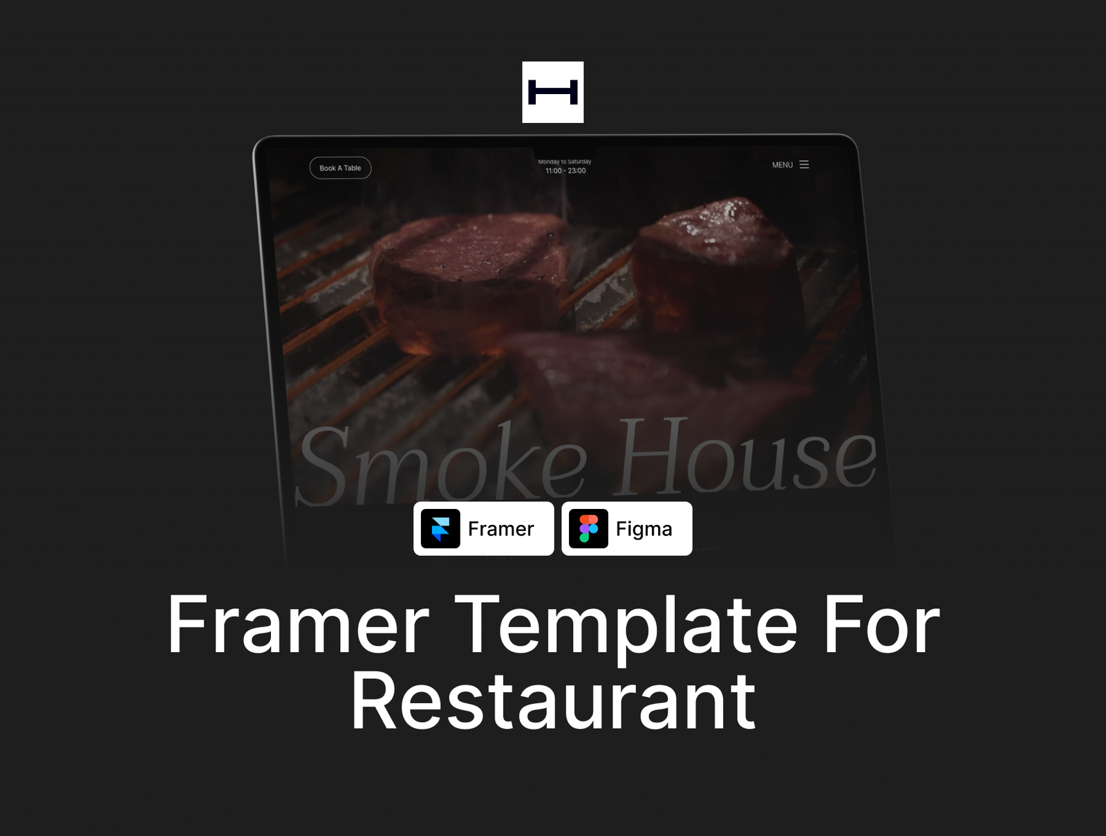 Framer Template For Steak Restaurant