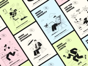 Freelance Vector Illustration Set