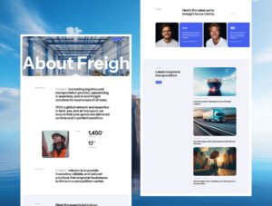 Frieght - Webflow and Framer Template
