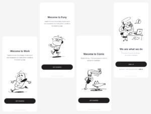 Funny School Doodles Cartoon Characters Pack