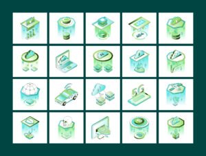 Future Tech and Innovation Isometric Illustrations