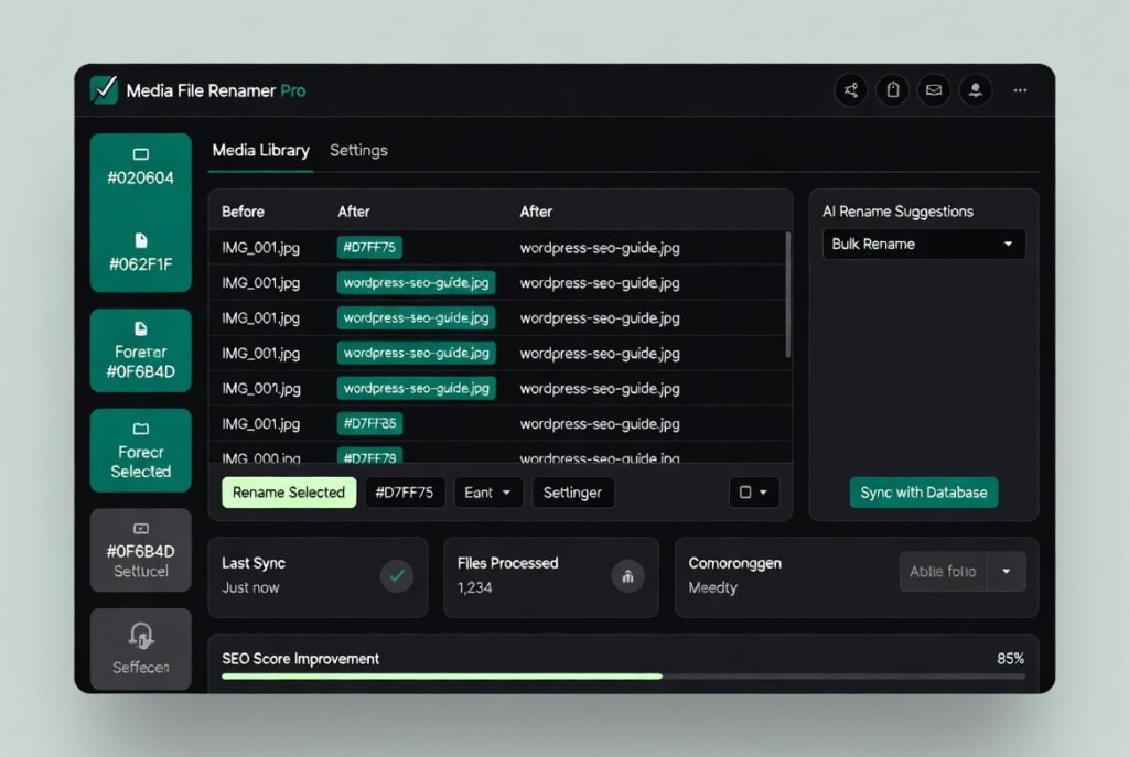 Media File Renamer Pro – AI WordPress Image SEO & Bulk Media Optimization Plugin