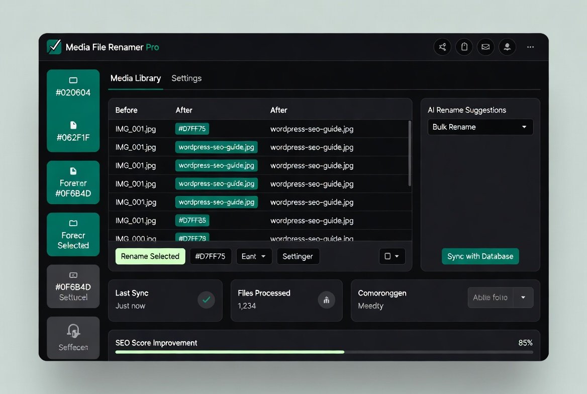 Media File Renamer Pro – AI WordPress Image SEO & Bulk Media Optimization Plugin