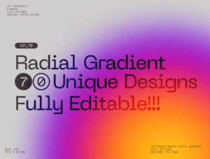 GR-70 — 70 Stunning Radial Gradients