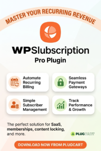 WPSubscription Pro – WooCommerce Subscription & Recurring Payments Plugin