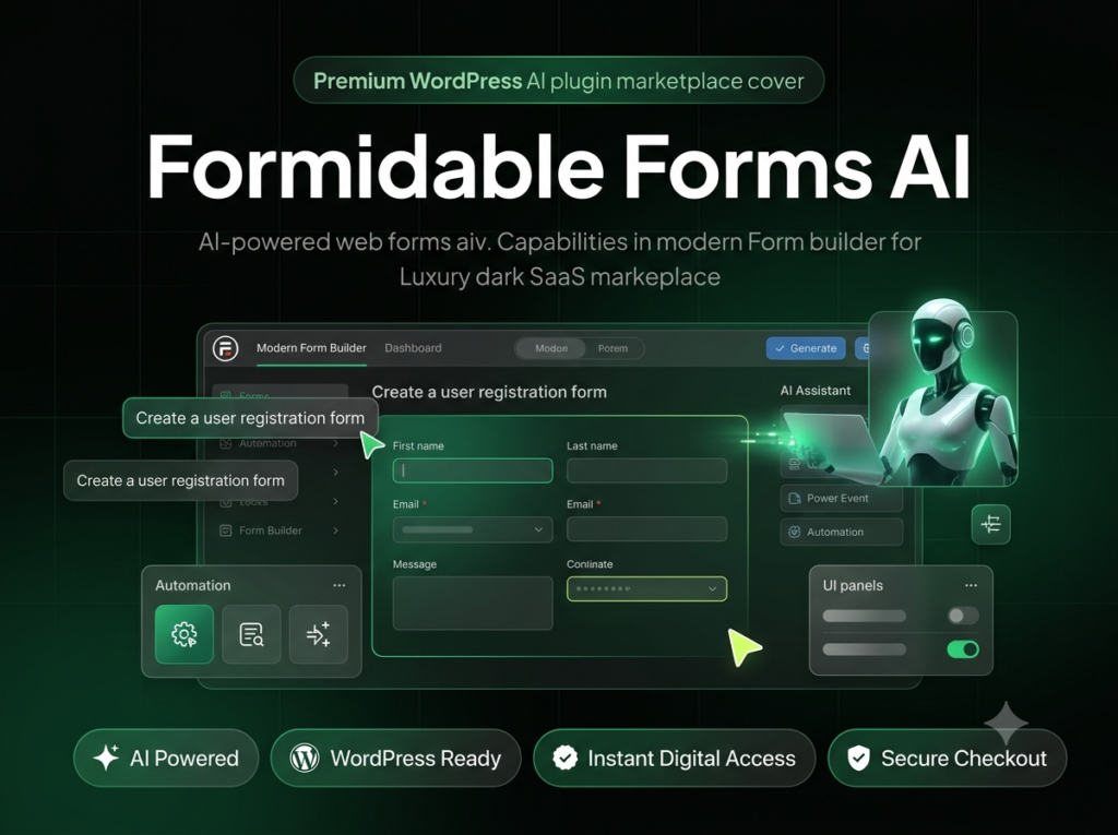 Formidable Forms AI – AI-Powered WordPress Form Builder Add-On