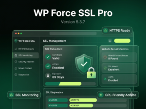 WP Force SSL Pro 5.3.7 – SSL Monitoring & HTTPS Redirect Plugin