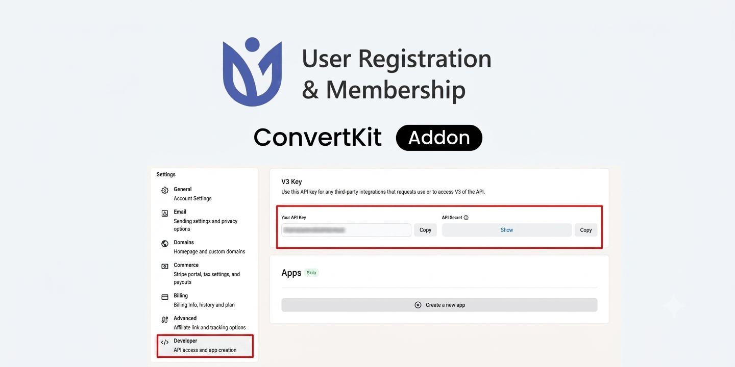 User Registration ConvertKit Addon – WordPress Email Marketing & Subscriber Automation Plugin