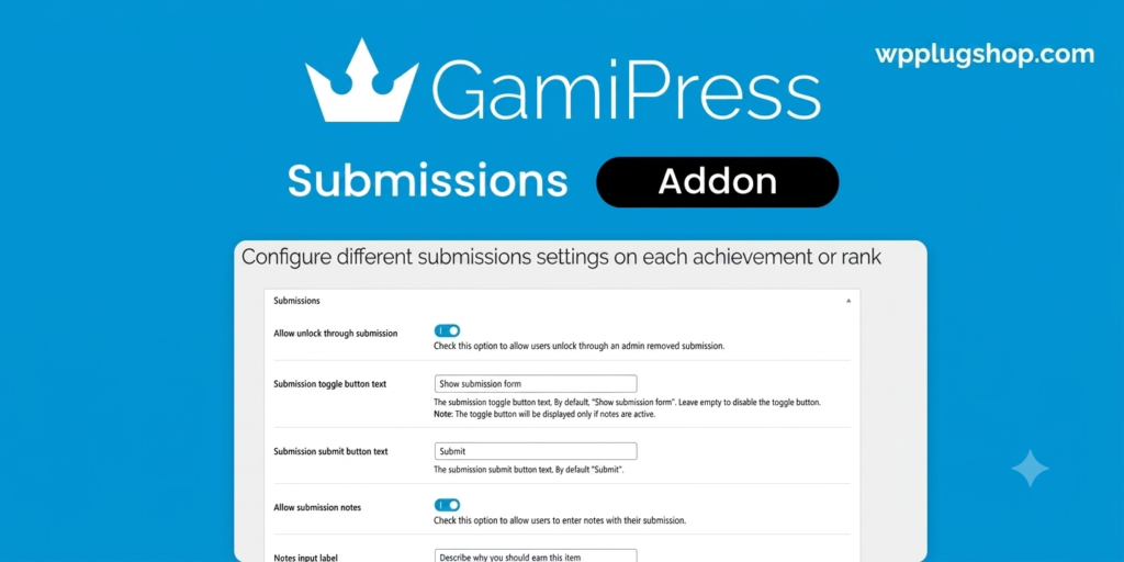 GamiPress Submissions – WordPress Achievement Submission & Approval Plugin