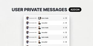 UsersWP User to User Private Messages Addon – WordPress Community Chat Plugin