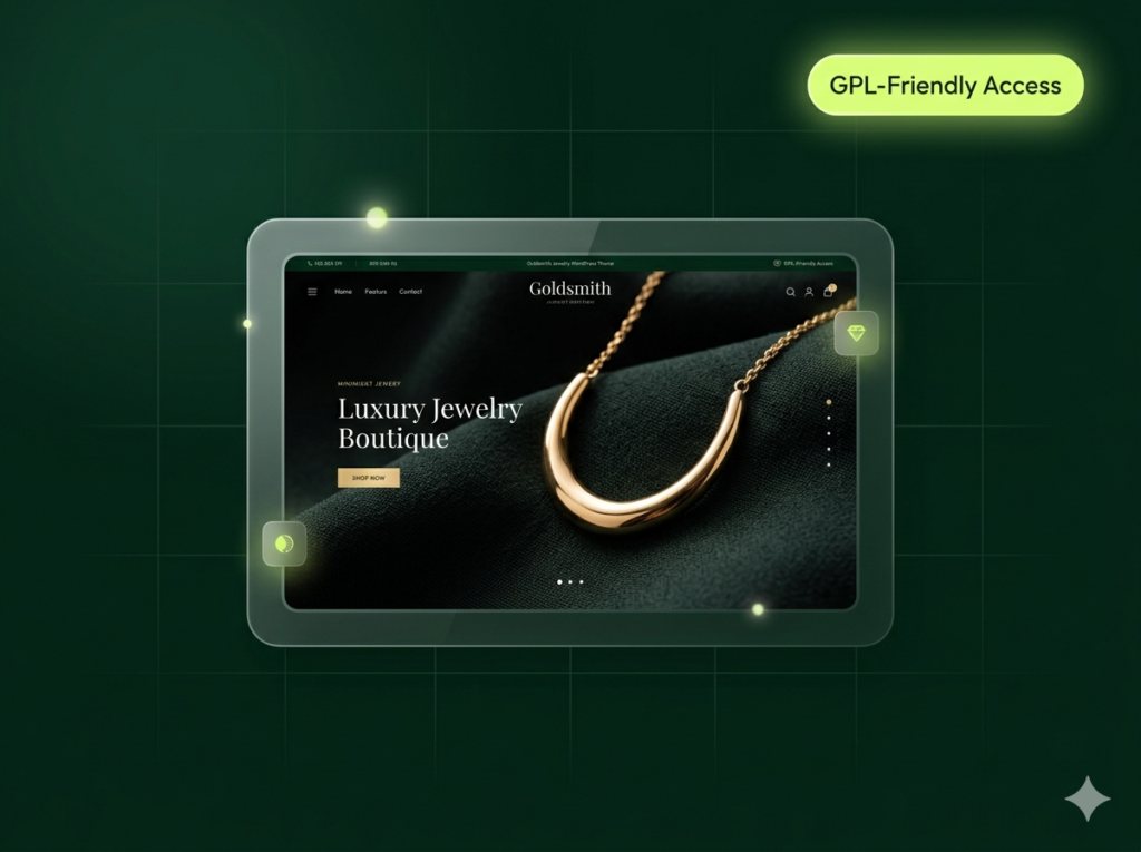 Goldsmith Jewelry WordPress Theme | Premium All-in-One WooCommerce Luxury Boutique Solution