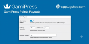 GamiPress Points Payouts – WordPress Points Withdrawal & Rewards Plugin