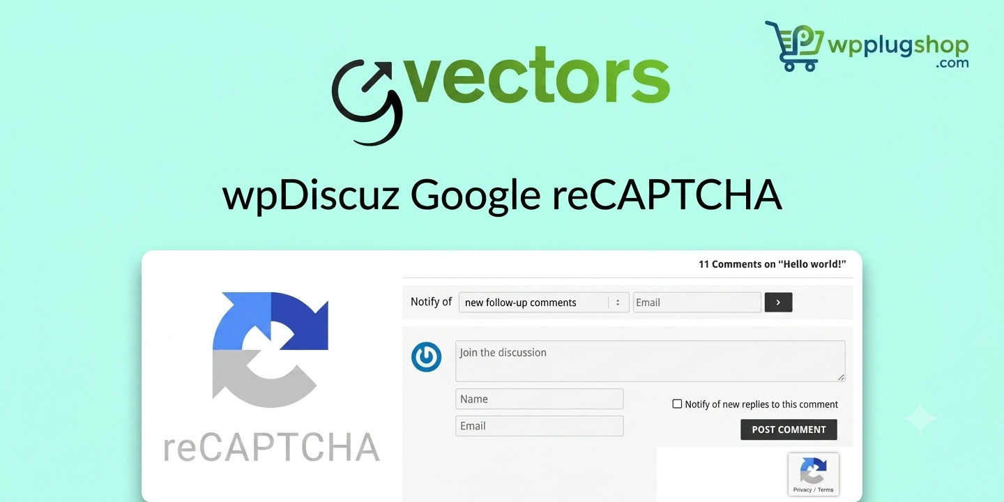 WPDiscuz Google reCAPTCHA Addon – Anti-Spam Protection for WordPress Comments