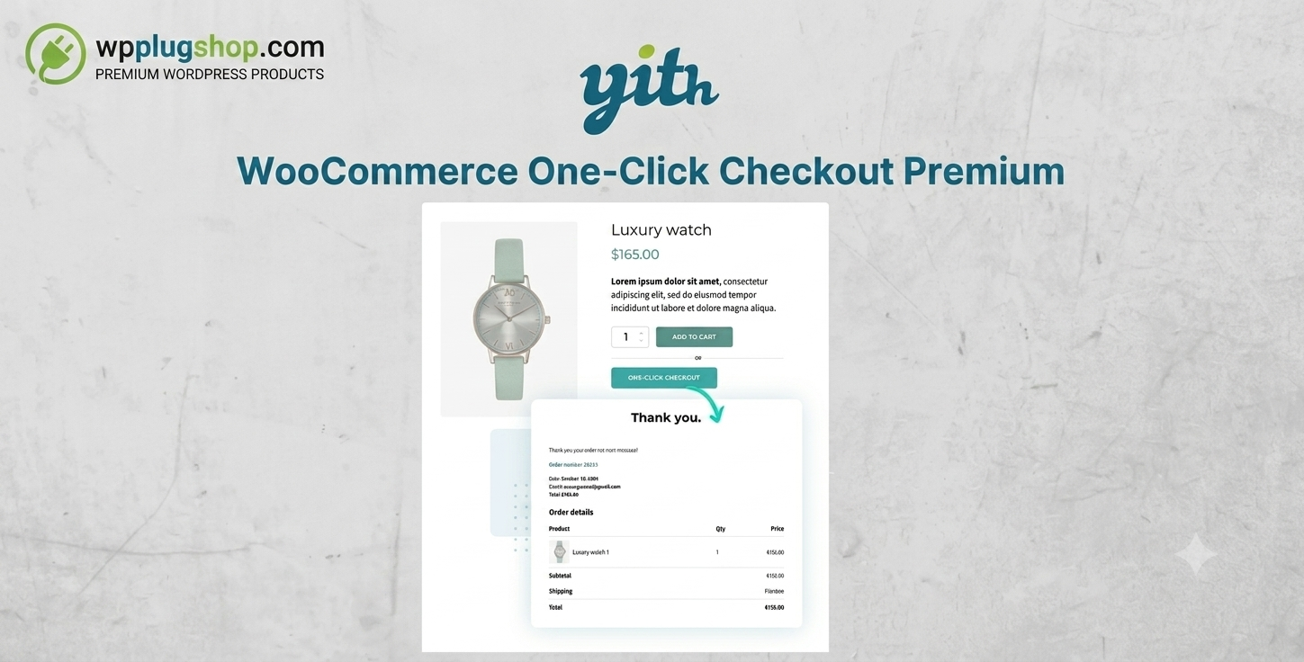 YITH WooCommerce One-Click Checkout Premium 1.34.0 – WooCommerce Fast Checkout Plugin