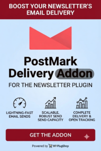 Newsletter Postmark Delivery Addon – Reliable Email Delivery for WordPress