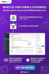 wpForo Paid Memberships Pro Integration – Members-Only Forum Access