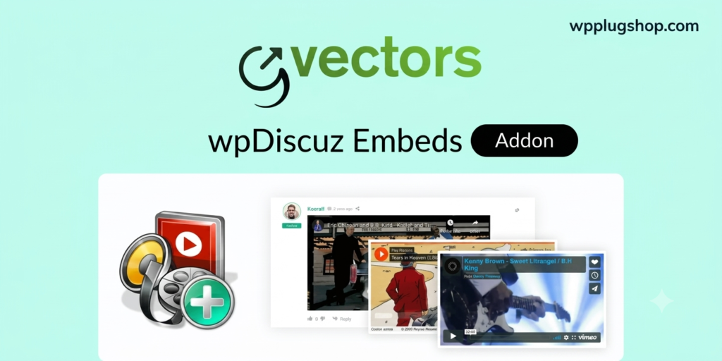 WPDiscuz Embeds Addon – Rich Media Comments & Video Embeds for WordPress