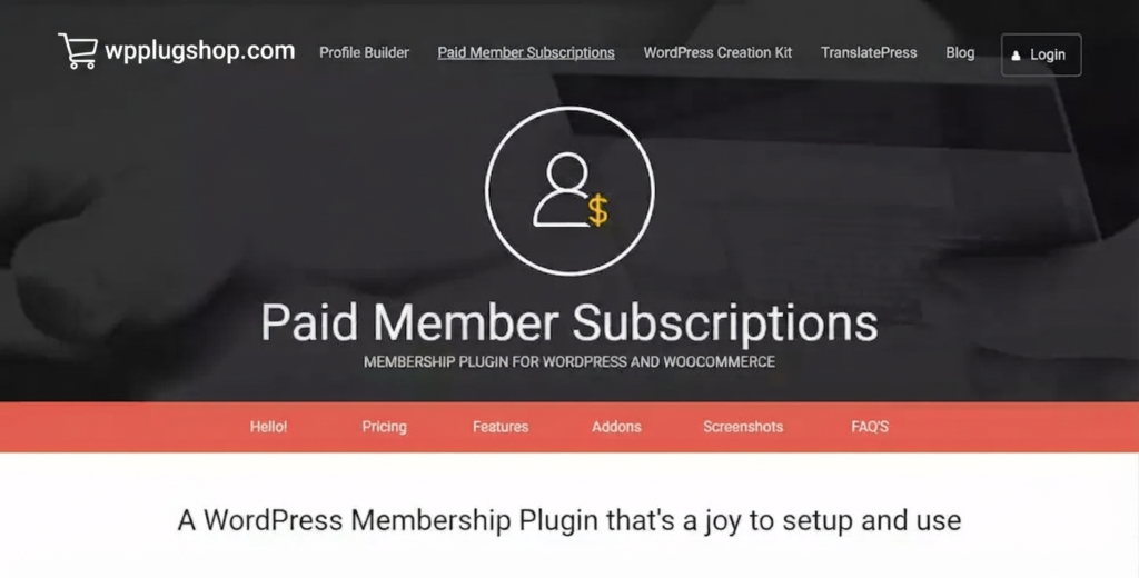 Paid Member Subscriptions Premium Addons Pack – WordPress Membership Plugin