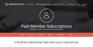 Paid Member Subscriptions Premium Addons Pack – WordPress Membership Plugin