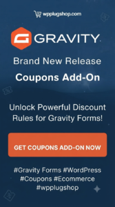 Gravity Forms Coupons Addon – Discount Codes & Promo System for Payment Forms
