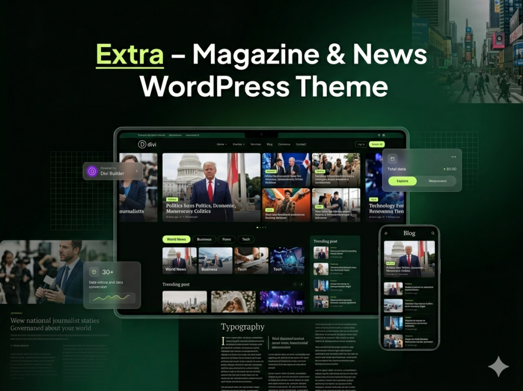Extra – Premium Magazine & News WordPress Theme Powered by Divi Builder